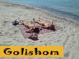 Nudist girls on the beach in Romania