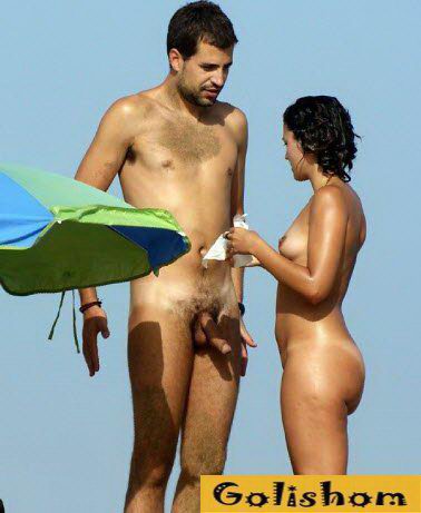 Cultural recreation of nudists and naturists photos