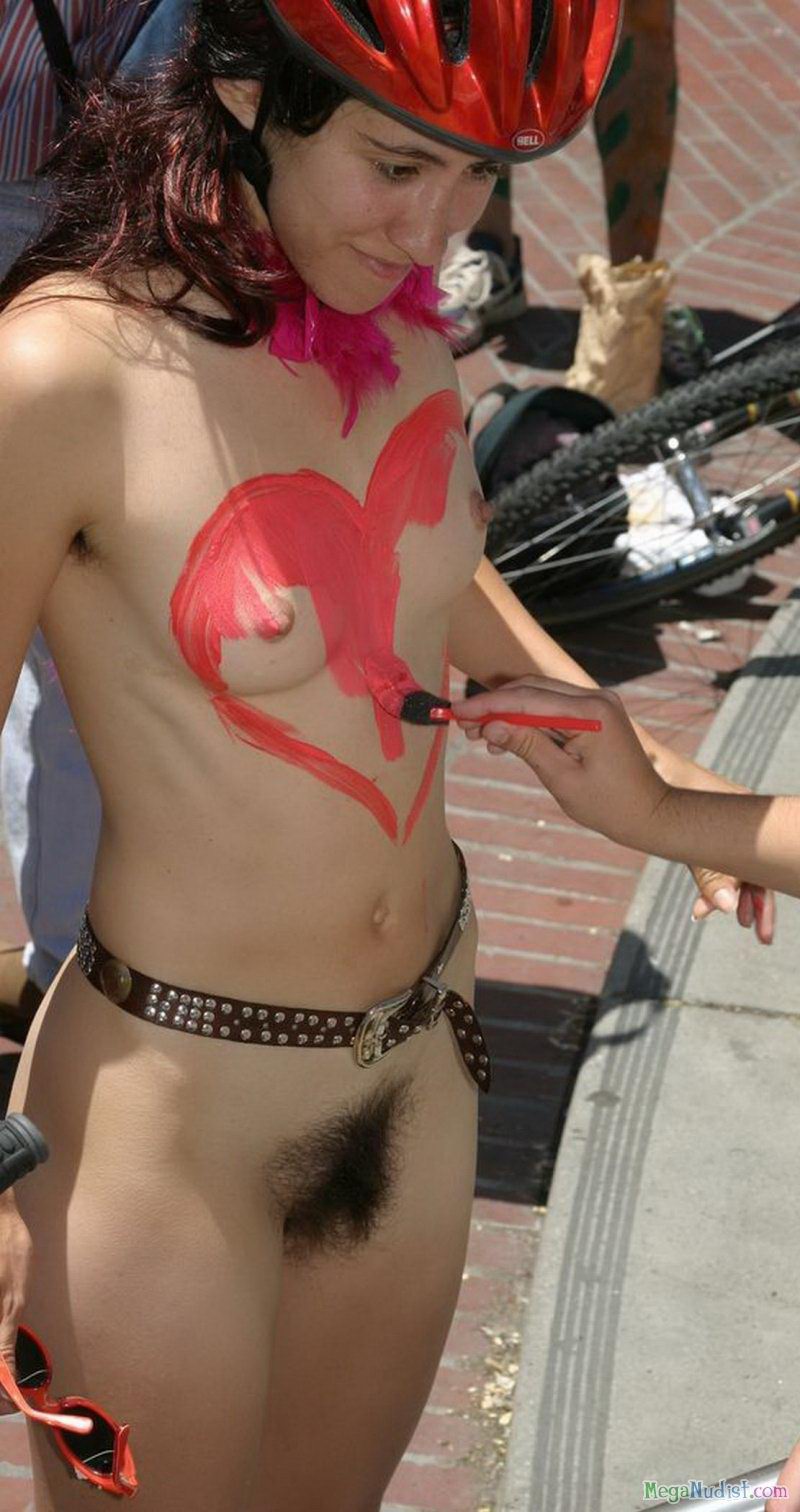 Family nude body paint