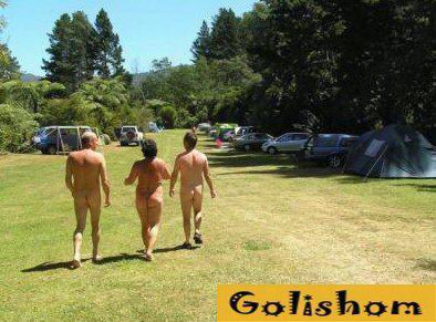 A nudist park has made an advertisement for itself