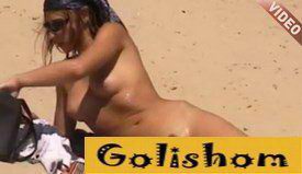 Ukrainian nudist on the beach video