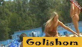 Video from a nudist beach in Russia