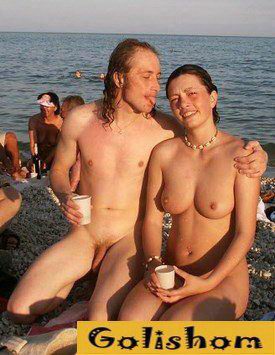 Nudists on the beach