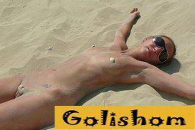 Nudist in the dunes