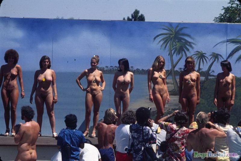 Summer of love and cute retro nudism
