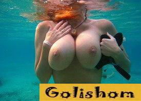 Underwater world of nudists