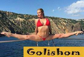 Anastasia Volochkova shocked with a twine on a yacht