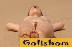 Golodranka in the sand - The Nudist of the day!