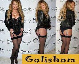Mariah Carey came to the party in her underwear