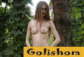 Naturist in the forest