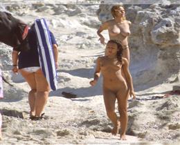 Beach, youth, nudity...pussy, tits, nature!